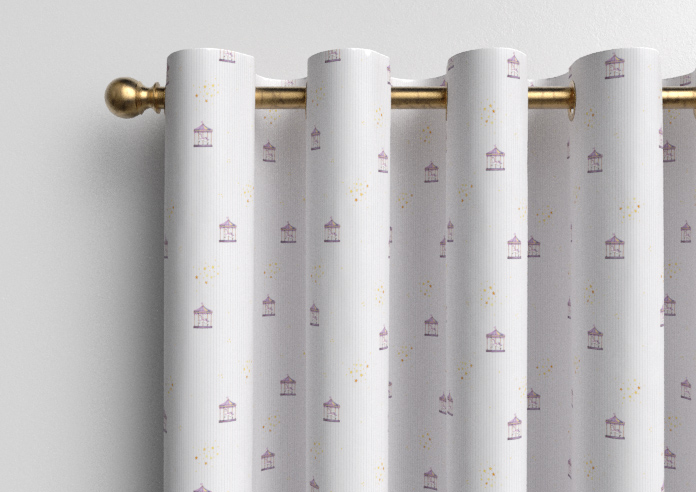 Merrily, Merry Small Violet - Made to Measure Curtains - Image 12